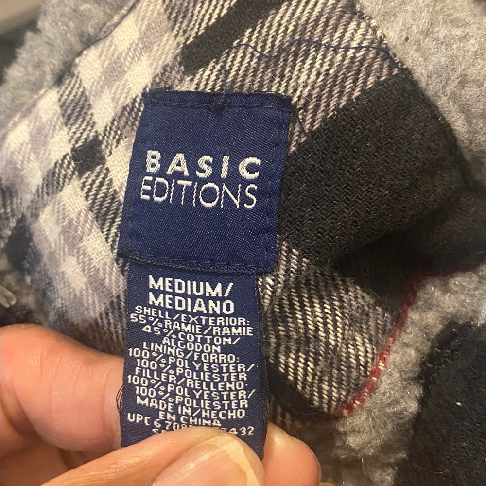 Basic Edition size Medium Hooded Jacket New Without Tags - Picture 6 of 6
